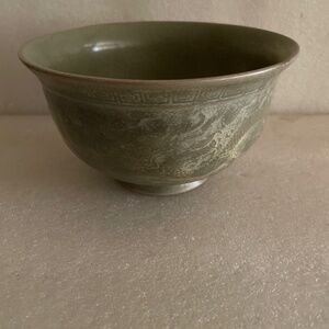 Chinese old Green Dragon Bowl